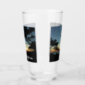 Torrey Pine Sunset III California Landschaft Glas (Links)