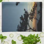 Torrey Pine Sunset III California Landschaft Handtuch (Gefaltet)
