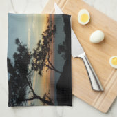 Torrey Pine Sunset III California Landschaft Handtuch (Viertel Falte)