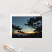 Torrey Pine Sunset III California Landschaft Karte (Vorderseite/Rückseite Beispiel)