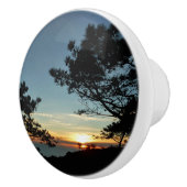 Torrey Pine Sunset III California Landschaft Keramikknauf (Rechts)