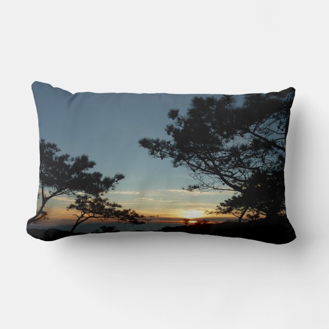 Torrey Pine Sunset III California Landschaft Lendenkissen (Vorderseite)