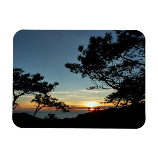 Torrey Pine Sunset III California Landschaft Magnet (Horizontal)