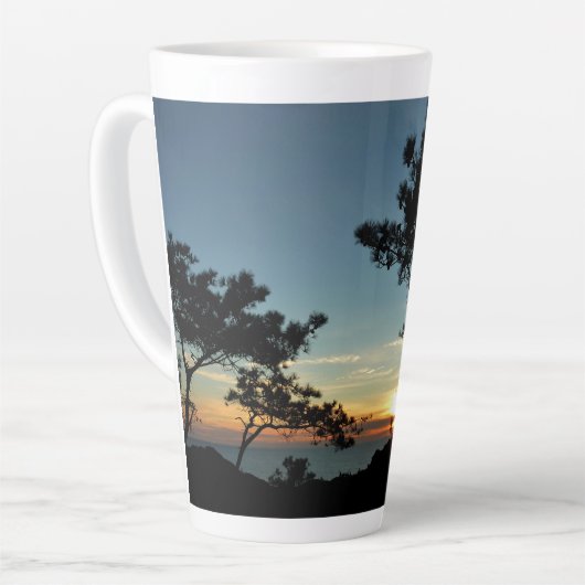 Torrey Pine Sunset III California Landschaft Milchtasse (Linke Ecke)