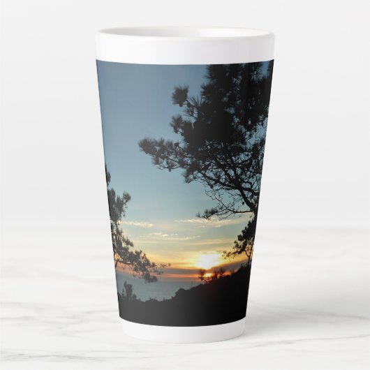 Torrey Pine Sunset III California Landschaft Milchtasse (Vorderseite)