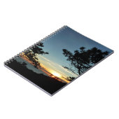 Torrey Pine Sunset III California Landschaft Notizblock (Linke Seite)