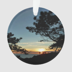Torrey Pine Sunset III California Landschaft Ornament