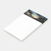 Torrey Pine Sunset III California Landschaft Post-it Klebezettel (angewinkelt)