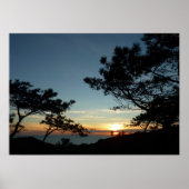 Torrey Pine Sunset III California Landschaft Poster (Vorne)