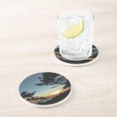 Torrey Pine Sunset III California Landschaft Sandstein Untersetzer (Seite)