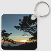 Torrey Pine Sunset III California Landschaft Schlüsselanhänger (Rückseite)