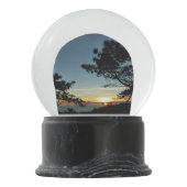 Torrey Pine Sunset III California Landschaft Schneekugel (Rückseite)