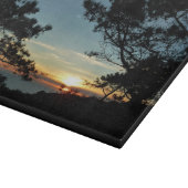 Torrey Pine Sunset III California Landschaft Schneidebrett (Ecke)