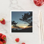 Torrey Pine Sunset III California Landschaft Serviette (Beispiel)