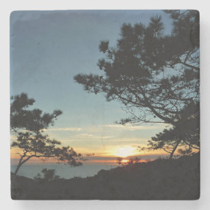 Torrey Pine Sunset III California Landschaft Steinuntersetzer