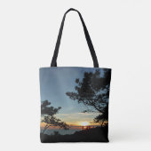 Torrey Pine Sunset III California Landschaft Tasche (Rückseite)