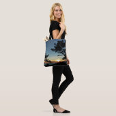 Torrey Pine Sunset III California Landschaft Tasche (Am Model)