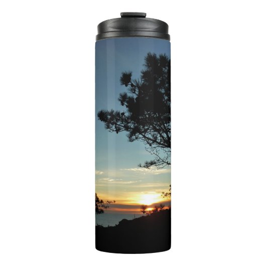 Torrey Pine Sunset III California Landschaft Thermosbecher (Vorderseite)