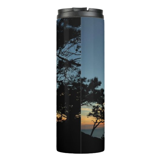 Torrey Pine Sunset III California Landschaft Thermosbecher (Rückseite)