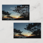 Torrey Pine Sunset III California Landschaft Visitenkarte (Vorne/Hinten)