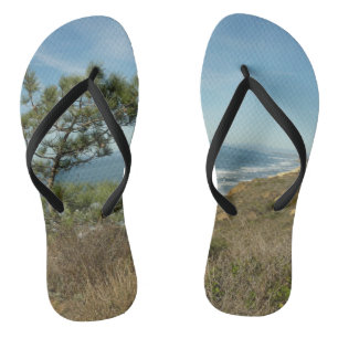 Torrey Pine und California Coastline Landschaft Badesandalen