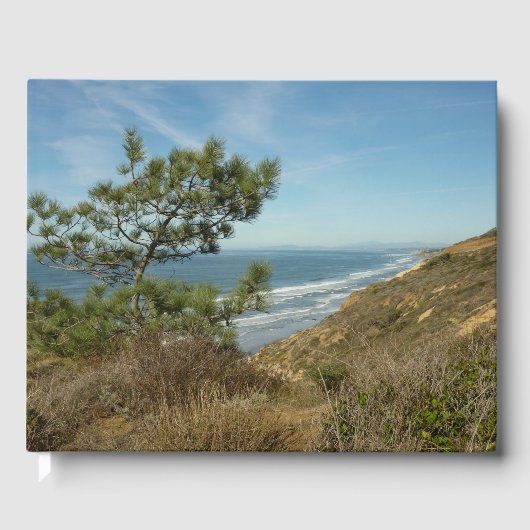 Torrey Pine und California Coastline Landschaft Gästebuch (Vorderseite)