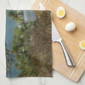 Torrey Pine und California Coastline Landschaft Geschirrtuch (Viertel Falte)