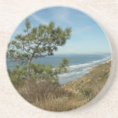 Torrey Pine und California Coastline Landschaft Getränkeuntersetzer (Vorne)