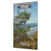 Torrey Pine und California Coastline Landschaft Klemmbrett (Links)