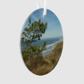 Torrey Pine und California Coastline Landschaft Ornament (Vorderseite)