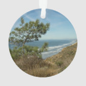 Torrey Pine und California Coastline Landschaft Ornament (Rückseite)