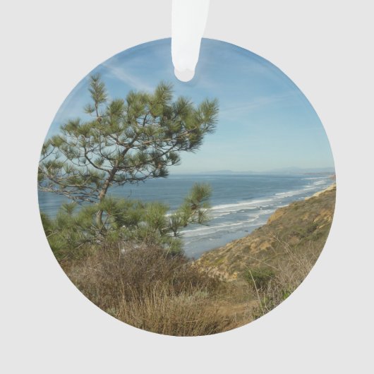 Torrey Pine und California Coastline Landschaft Ornament (Vorderseite)
