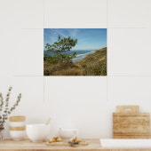 Torrey Pine und California Coastline Landschaft Poster (Küche)