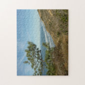 Torrey Pine und California Coastline Landschaft Puzzle (Vertikal)
