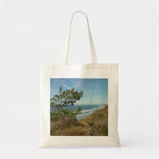 Torrey Pine und California Coastline Landschaft Tragetasche (Vorne)