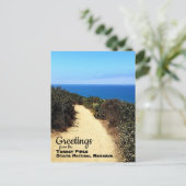 Torrey Pines Naturreservat La Jolla Postkarte (Stehend Vorderseite)
