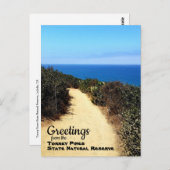 Torrey Pines Naturreservat La Jolla Postkarte (Vorne/Hinten)