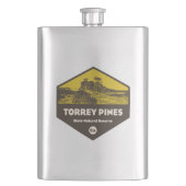Torrey Pines Staat Reserve Kalifornien Flachmann (Vorderseite)