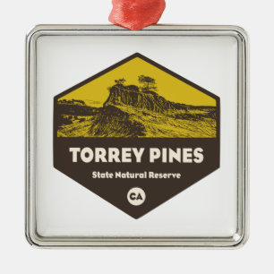 Torrey Pines Staat Reserve Kalifornien Ornament Aus Metall