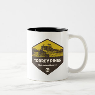 Torrey Pines Staat Reserve Kalifornien Zweifarbige Tasse