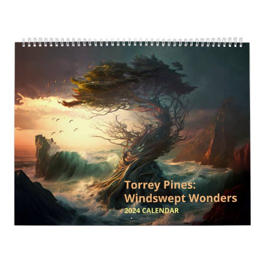 Torrey Pines: Windswept Wonders Kalender (Titelbild)