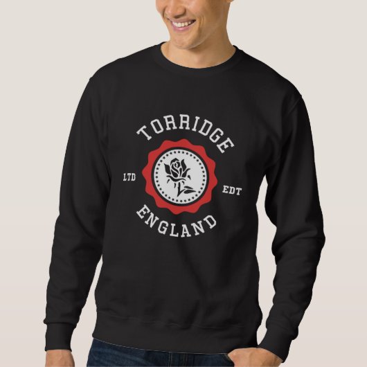 TORRIDGE England Rose Badge Sweatshirt (Vorderseite)