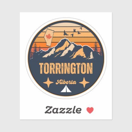 Torrington, Alberta Aufkleber (Blatt)