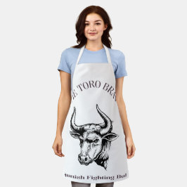 Torro Bravo Spanischer Kampfstier Schürze