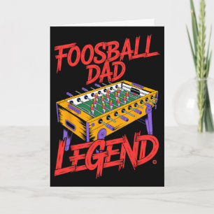 Torschuss Papa Legende Tisch Sport Spiel Fußball L Karte