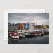 Tórshavn, Färöer Postkarte (Vorne/Hinten)