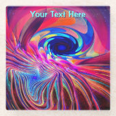 Torsionswelle Glasuntersetzer (Vorderseite)