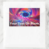 Torsionswelle Rechteckiger Aufkleber (Tasche)