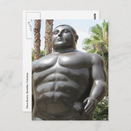Torso Botero Postkarte (Vorne/Hinten)