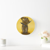 Torso (Bronze) Runde Wanduhr (Zuhause)